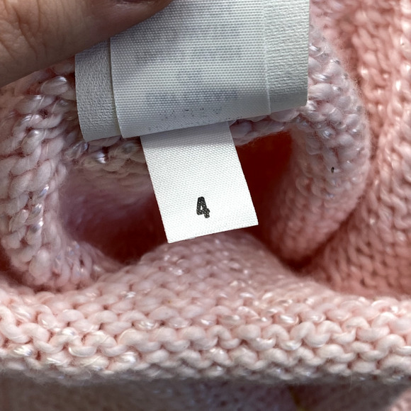 Suss Design Toddler Girl's Pink Knit Ballerina Sweater Size 4 - Picture 5 of 5